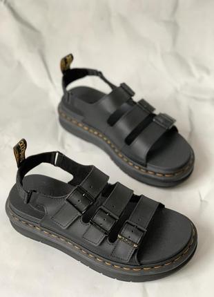 Сандали dr martens - soloman black hydro4 фото