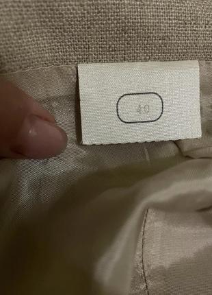 Австрия винтаж винтажная льняная длинная юбка макси с разрезом металлическим украшением этно этническая юбка готический стиль3 фото