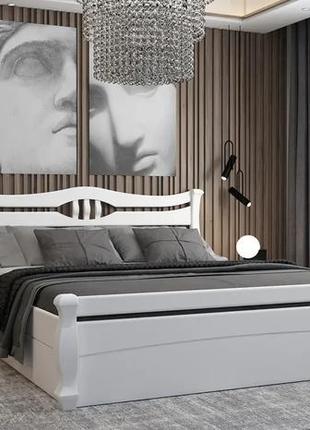 Дерев'яна двоспальна ліжко "даллас" з підіймальним механізмом 180х200