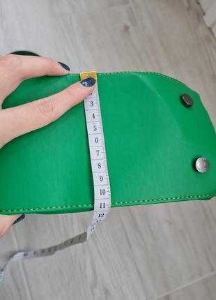 Женская зеленая сумка яркая большая10 фото