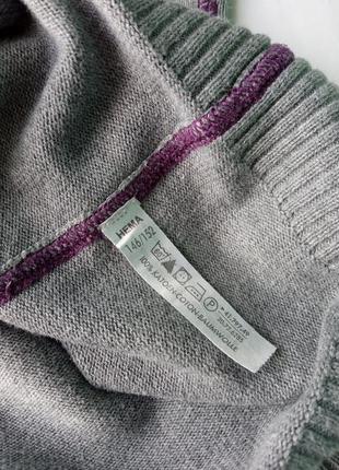 Женская одежда/ коттоновая кофта пуловер 🩶 42/44 размер, 100% cotton ❣️ все за полцены5 фото
