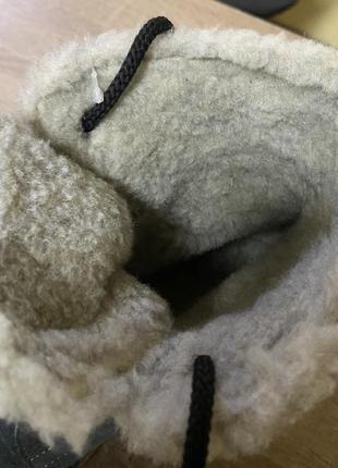 Ботинки на зима ( натуральная замша) 41 размер овчина4 фото