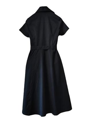 H&m платье рубашка на пуговицах платье сафари милитари коттон платье миди платье карго2 фото