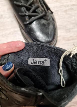 Женские кожаные червики полусапоги jana6 фото