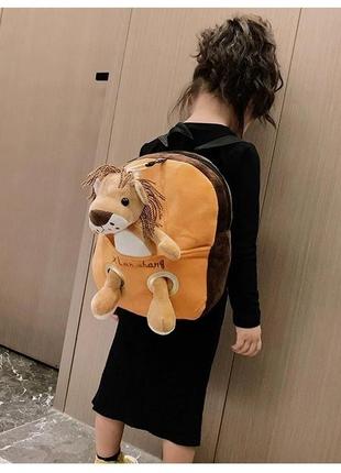 Дитячий рюкзак з іграшкою6 фото