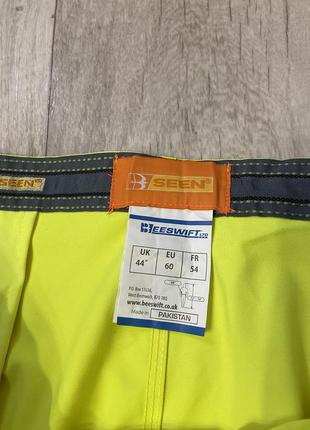 Новые рабочие брюки 3m scotchlite b-seen батал большой размер 60-62-645 фото