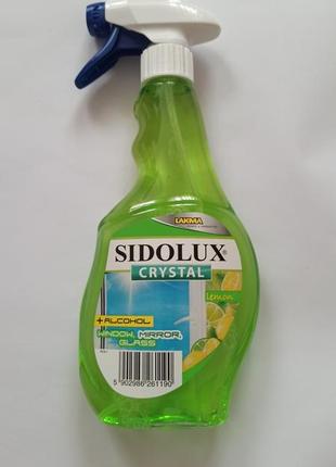 Засіб для миття вікон sidolux crystal лимон 0,5 тригер