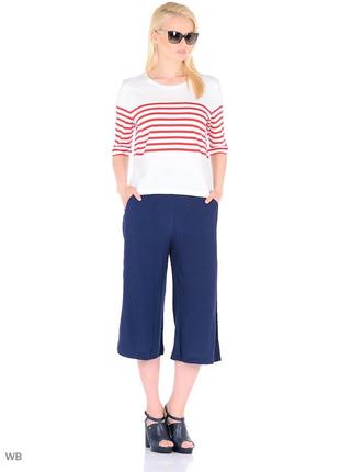 В полоску хлопковая кофта футболка реглан топ  tommy jeans damen stripe sn knit 2019