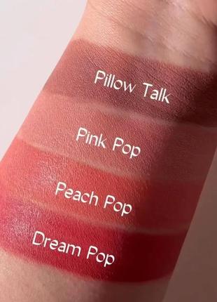 Кремовые матовые румяна charlotte tilbury pillow talk blush оттенок dream pop, 12 мл (без коробки) оригинал3 фото