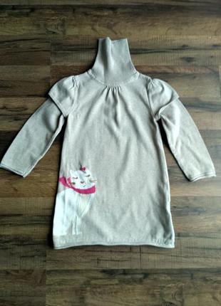 Кофта туника платье 3-5 лет