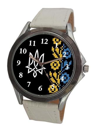 Годинник жіночий наручний тризуб з вишиванкою