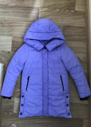 Пальто куртка курточка зимняя 6-9 лет