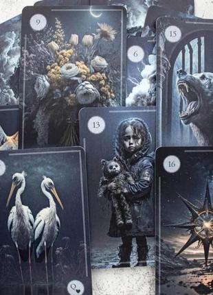 Карти ленорман місячна ніч, the moonlight night oracle deck