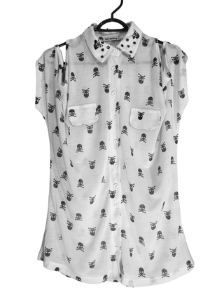 💀блуза з оголеними плечима