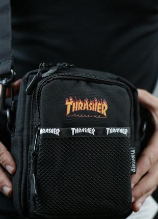 Thrasher сумка месенджер барсетка трашер