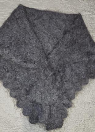 Пуховый платок из козьей шерсти1 фото