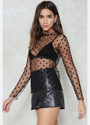 Прозрачная стильная кофточка