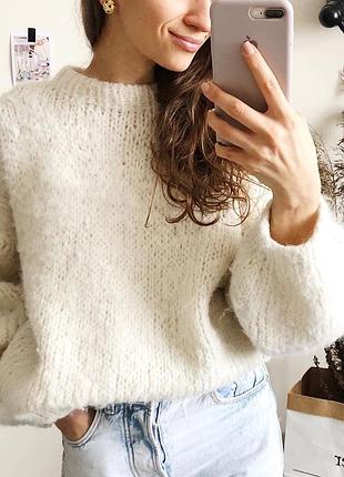 Базовий м'який оверсайз з вовни альпака