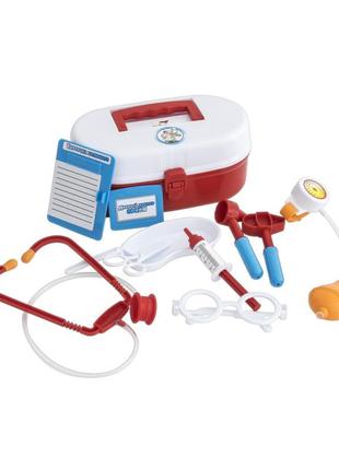 Набор детский медицинский игрушечный 12 в 1 в чемоданчике orion "набор маленького медика"