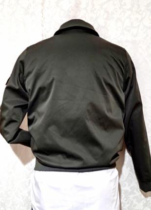 Куртка ветровка цвет олив, хаки р. xs.3 фото