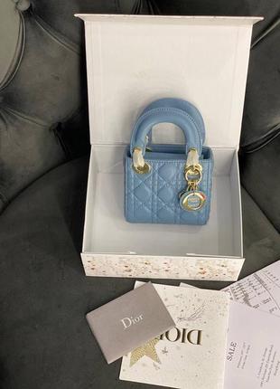 Сумка lady dior micro10 фото