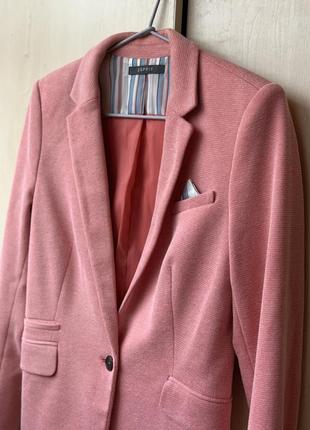 Гарний піджак / блейзер у рожевому кольорі від esprit5 фото