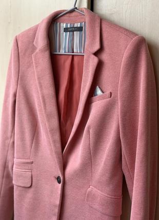 Гарний піджак / блейзер у рожевому кольорі від esprit8 фото
