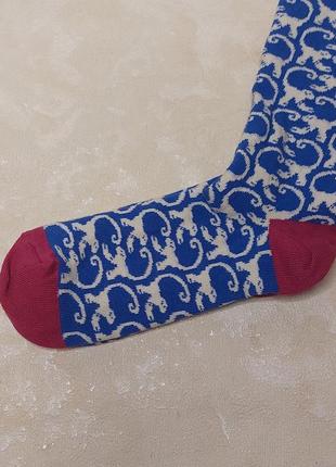 Фірмові шкарпетки ted baker з принтом мавпочки4 фото