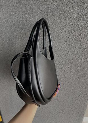 Жіноча сумка prada leather handbag black3 фото