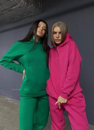 Теплый костюм трёхнитка на флисе размеры s, m, l, xl