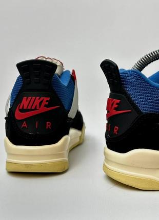 Кроссовки nike air jordan 4 retro union off noir ;: женские кроссовки найк демисезонные .8 фото