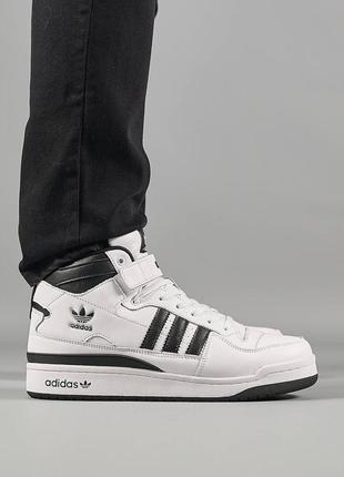 Шикарные зимние кроссовки  "adidas forum 84 high winter"