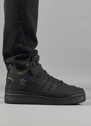 Шикарные зимние кроссовки  "adidas forum 84 high winter"