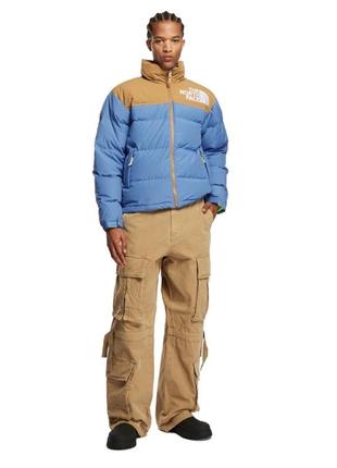 Пуховик the north face 92 low-fi hi-tek nuptse jacket light blue nf0a7zyptv85 фото
