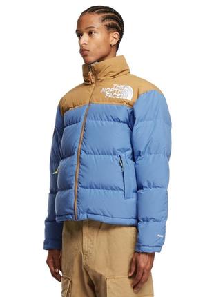 Пуховик the north face 92 low-fi hi-tek nuptse jacket light blue nf0a7zyptv89 фото