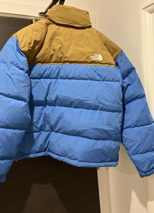 Пуховик the north face 92 low-fi hi-tek nuptse jacket light blue nf0a7zyptv810 фото