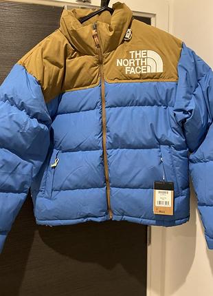 Пуховик the north face 92 low-fi hi-tek nuptse jacket light blue nf0a7zyptv8