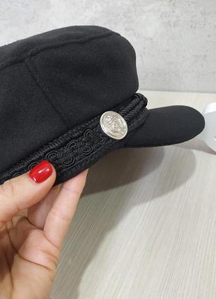 Кепі фетровий, картуз жіночий теплий зимовий, кепка жіноча, кашкет шапка берет4 фото