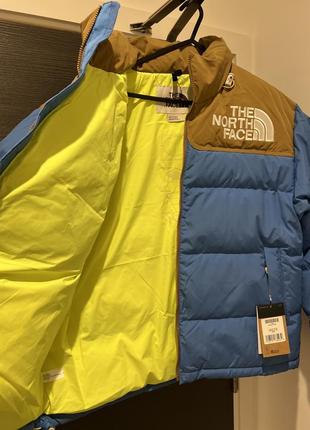Пуховик the north face 92 low-fi hi-tek nuptse jacket light blue nf0a7zyptv88 фото