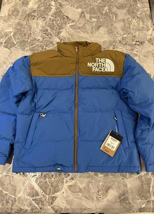 Пуховик the north face 92 low-fi hi-tek nuptse jacket light blue nf0a7zyptv86 фото