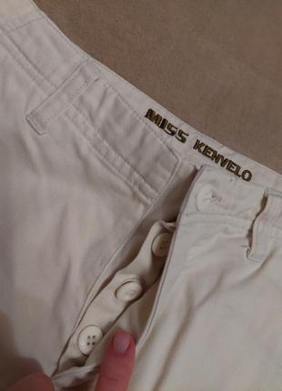 Молочные штаны карго miss kenvelo брюки джинсы5 фото