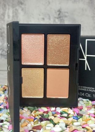 🩷 шикарна палетка тіней nars quad eyeshadow orgasm2 фото