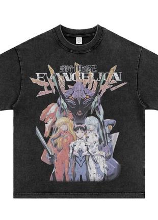 Футболка унисекс evangelion аниме