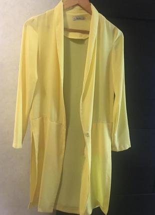 Пиджак желтый4 фото