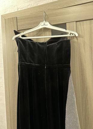 Вечерние платье , выпускное платье черное в камнях. платье dream dress8 фото