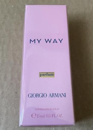 Giorgio armani my way parfum 15ml1 фото