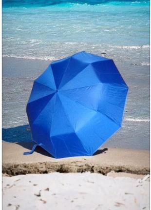 Зонт, парасолька, 10 спиць, карбон, анти-вітер, червоний, 061д2 фото
