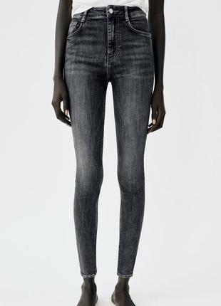 Джинсы с высокой посадкой zara3 фото