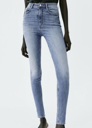 Джинсы с высокой посадкой zara5 фото
