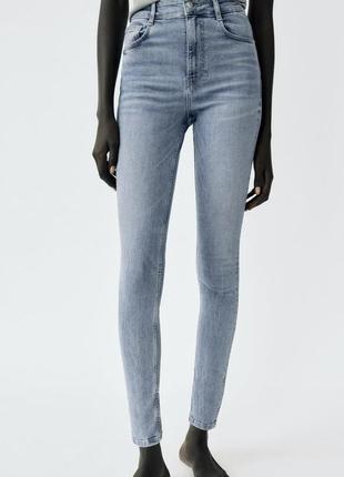 Джинсы с высокой посадкой zara8 фото